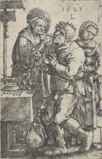 The dentist, 1523. Creator: Lucas van Leyden.