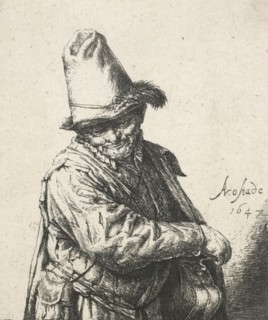 The organ-grinder, 1647. Creator: Adriaen van Ostade.