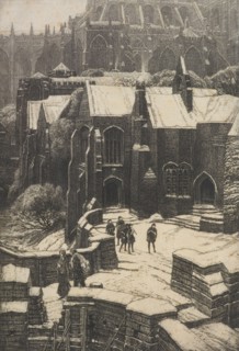The Almonry, 1925. Creator: Frederick Landseer Maur Griggs.