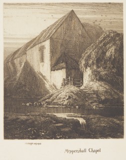 Meppershall Chapel, 1915. Creator: Frederick Landseer Maur Griggs.
