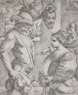 The beheading of John the Baptist, 1625-1630. Creator: Giuseppe Caletti.