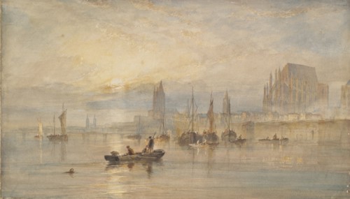 Harbour at sunset, 1820s. Creator: Richard Parkes Bonington.