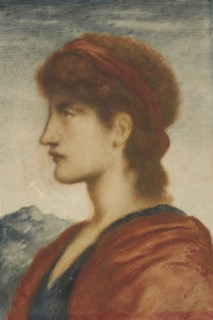 Head, 1895. Creator: Simeon Solomon.