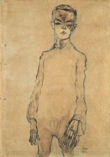 Self-Portrait, 1910. Creator: Egon Schiele.