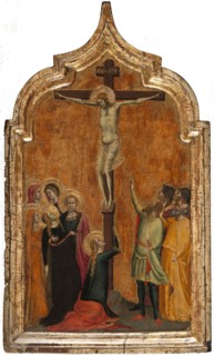 The Crucifixion, 1330. Creator: Bernardo Daddi.