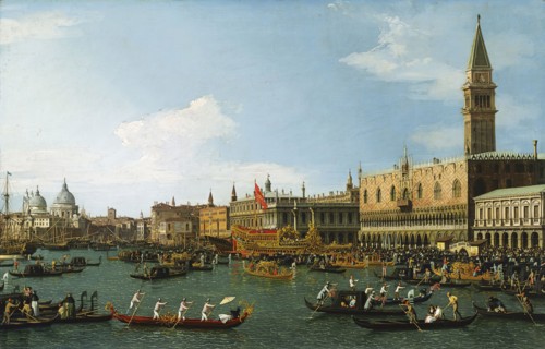 The Bucintoro, 1745. Creator: Canaletto.