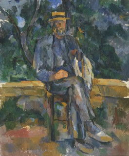 Seated Man, 1905. Creator: Paul Cezanne.