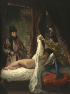 The Duke of Orleans showing his Lover, 1825. Creator: Eugene Delacroix.