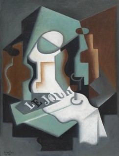 Bottle and Fruit-Dish, 1919. Creator: Juan Gris.