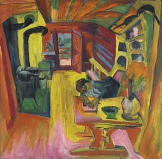 Alpine Kitchen, 1918. Creator: Ernst Kirchner.
