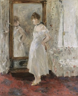 The Psyche mirror, 1876. Creator: Berthe Morisot.