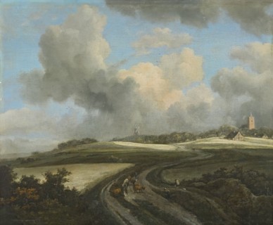 Road through Fields of Corn near the Zuider Zee, 1660. Creator: Jacob van Ruisdael.