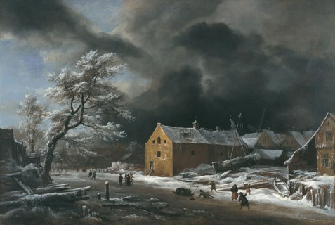 Winter Landscape, 1670. Creator: Jacob van Ruisdael.