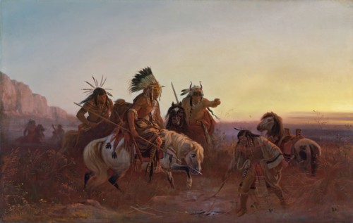 The Lost Trail, 1856. Creator: Charles Ferdinand Wimar.