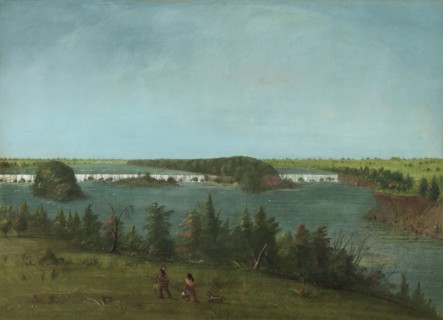 The Falls of Saint Anthony, 1871. Creator: George Catlin.