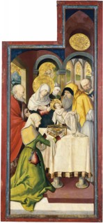 The Presentation in the Temple (Interior right wing), 1515. Creator: Anon.
