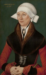 Portrait of a Woman aged Twenty-six, 1525. Creator: School of Lucas Cranach the Elder.