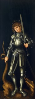 Saint George (Exterior Right Wing), 1514. Creator: Lucas Cranach the Elder.