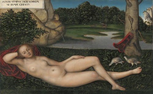 The Nymph at the Fountain, 1530. Creator: Lucas Cranach the Elder.