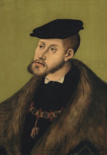 Portrait of the Emperor Charles V, 1533. Creator: Lucas Cranach the Elder.