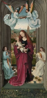 The Virgin and the Child between Angels, 1500. Creator: Master of the Andre Madonna.