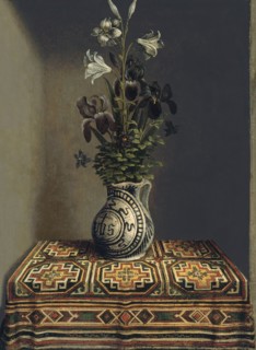 Flowers in an Jug (verso), 1485. Creator: Hans Memling.