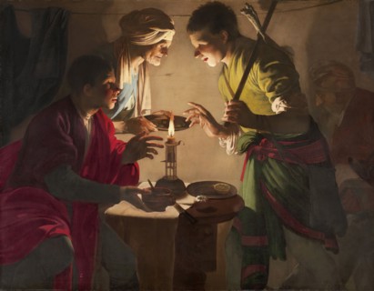 Esau selling His Birthright, 1627. Creator: Hendrick ter Brugghen.