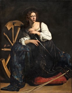 Saint Catherine of Alexandria, 1598. Creator: Michelangelo Caravaggio.