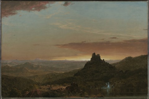 Cross in the Wilderness, 1857. Creator: Frederic Edwin Church.