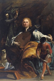 Portrait of Count Fulvio Grati, 1720. Creator: Giuseppe Maria Crespi.