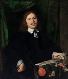 Portrait of a Man with Documents, 1655. Creator: Bartholomeus van der Helst.