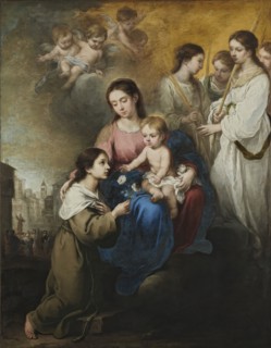 The Virgin and Child with Saint Rose of Viterbo, 1670. Creator: Bartolomé Esteban Murillo.