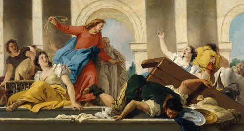 The Expulsion of the Money-changers from the Temple, 1750. Creator: Giovanni Domenico Tiepolo.
