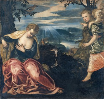 The Annunciation to Manoah's Wife, 1555. Creator: Jacopo Tintoretto.