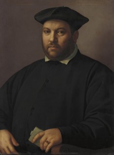 Portrait of a Nobleman of the Capponi Family, 1555. Creator: Ridolfo Ghirlandaio.