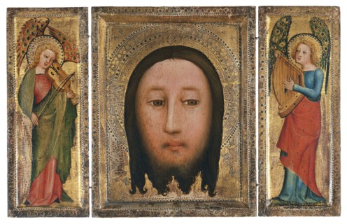 Triptych of The Holy Face, 1390. Creators: Master Bertram of Hamburg, Master Bertram Of Minden.