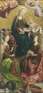 The Virgin and Child with Saint Margaret and Saint Catherine, 1500. Creator: Unknown.