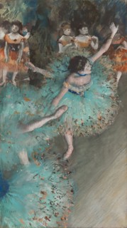 Swaying Dancer (Dancer in Green), 1877. Creator: Edgar Degas.