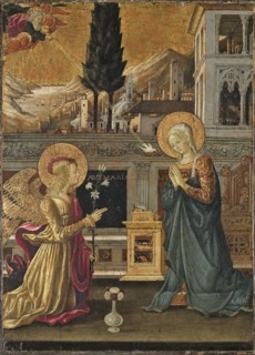 The Annunciation, 1455. Creator: Benedetto Bonfigli.