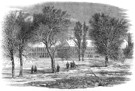 Illustrations of the War in Schleswig: the Chateau of Gravenstein, Sundewitt, the Prussian HQ, 1864. Creator: Unknown.