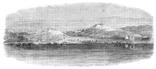 The War in New Zealand: Rangariri, from the Waikato, 1864. Creator: Unknown.