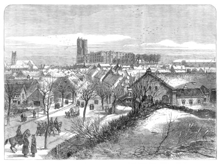 The War in Denmark: Kolding, Jutland, the head-quarters of the Allied armies..., 1864. Creator: Unknown.