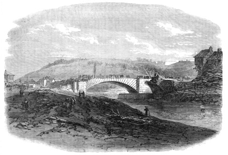 Illustrations of the Flood at Sheffield: the village of Hillsborough after the flood, 1864. Creator: Unknown.