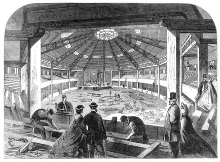 Interior of the Shakspeare Pavilion at Stratford-on-Avon, 1864. Creator: Unknown.
