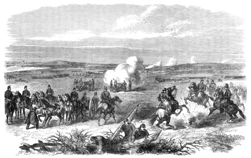 The War in Denmark: a skirmish near Fredericia, 1864. Creator: Unknown.