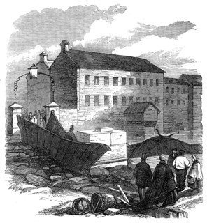 The Flood at Sheffield: remains of Ball-Street Bridge, 1864. Creator: Unknown.