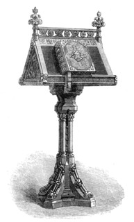 Lectern and Bible presented to the Prince of Wales, 1864. Creator: Unknown.
