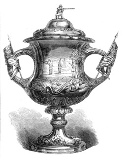Prize cup, value £100, presented to the North-East London Rifle Corps, 1864. Creator: Unknown.
