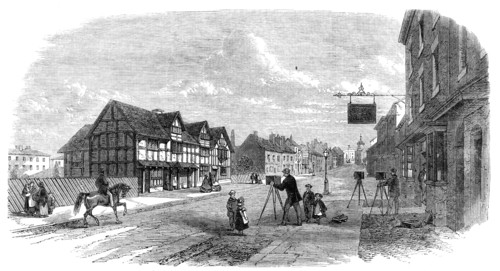 Henley-Street, Stratford-On-Avon, with Shakspeare's House, 1864. Creator: Unknown.