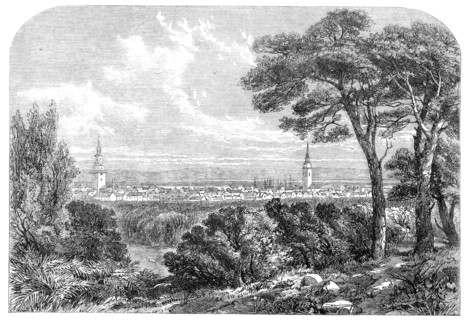 The War in Denmark: view of Aalborg, in Jutland, now occupied by the Prussian army, 1864. Creator: Unknown.